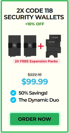Code 118 Wallet offer price